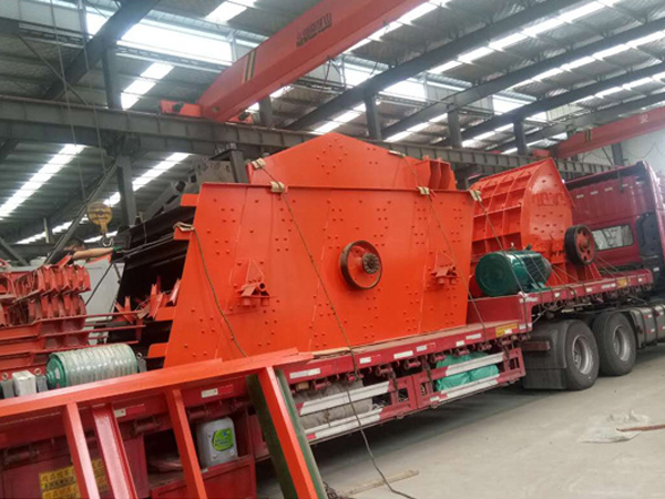 1210型重錘破石料生產線全套設備發貨