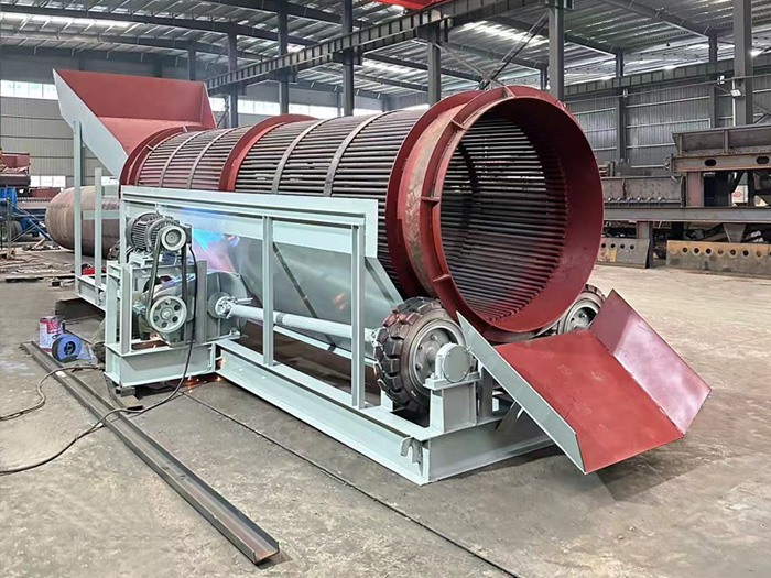 無軸滾筒洗石機