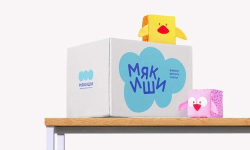 平面設(shè)計(jì) мякиши嬰兒產(chǎn)品品牌形象設(shè)計(jì)