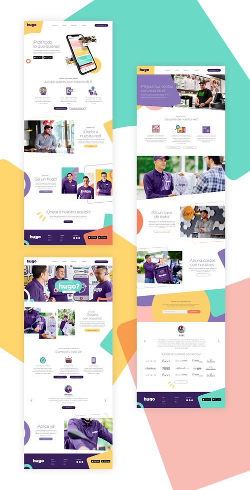 平面設計 en hugo 科技公司品牌形象設計