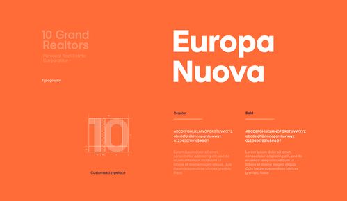 平面設計 10 grand realtors 人房地產(chǎn)公司品牌形象設計